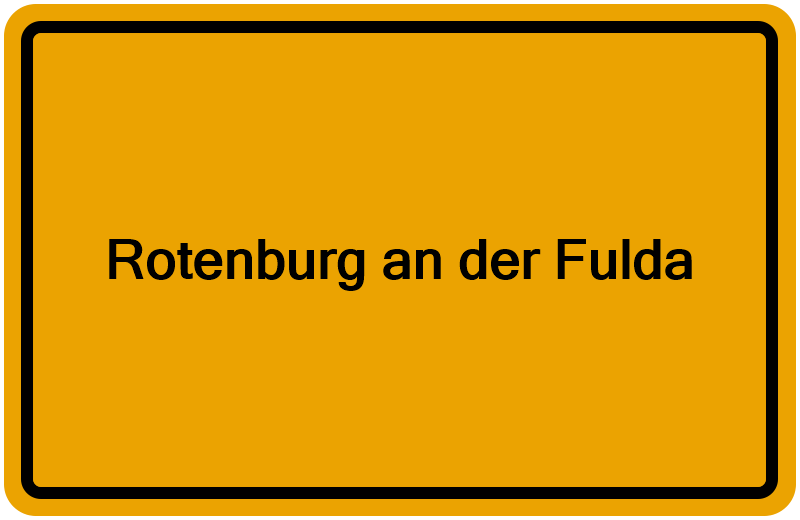 Handelsregister Rotenburg an der Fulda